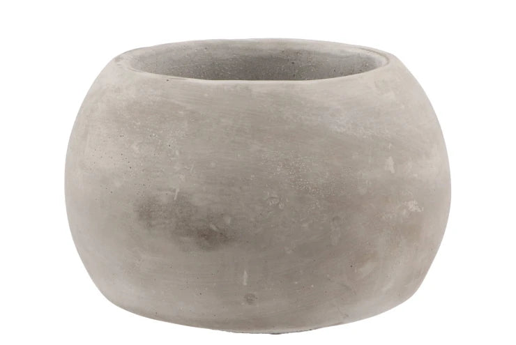Blumen Topf Beton Grau 18x14cm, KR 252472