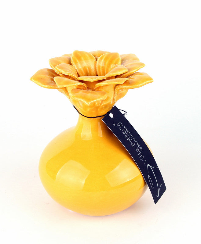 Blumenblüte Vase KIekie gelb