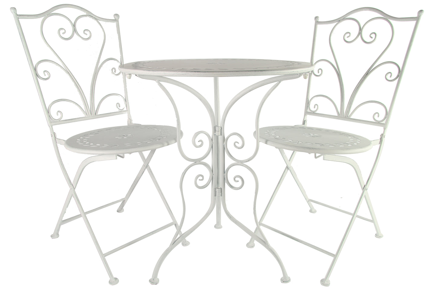 Bistro Set weiss S/3,DS750024
