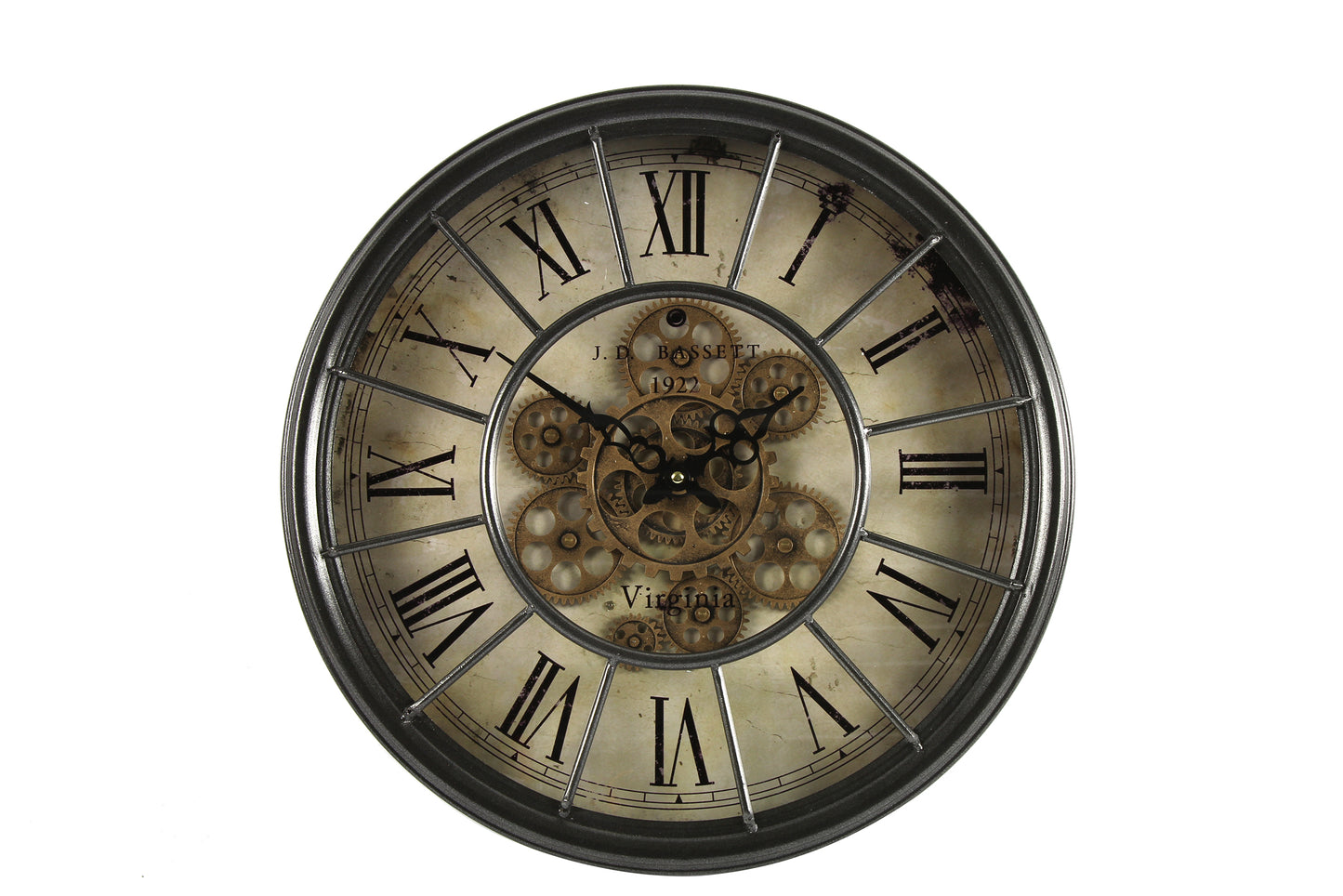 Wanduhr Grant S, grau, 46,5cm