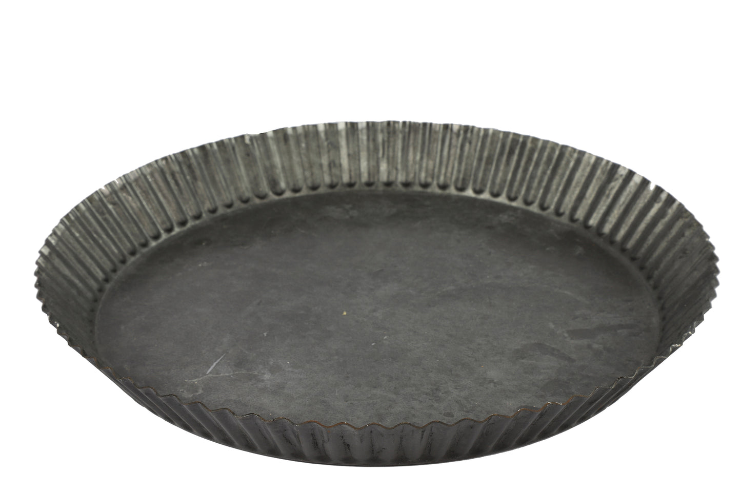 Tablett rd Quinten zink L,D25cm,DS775980