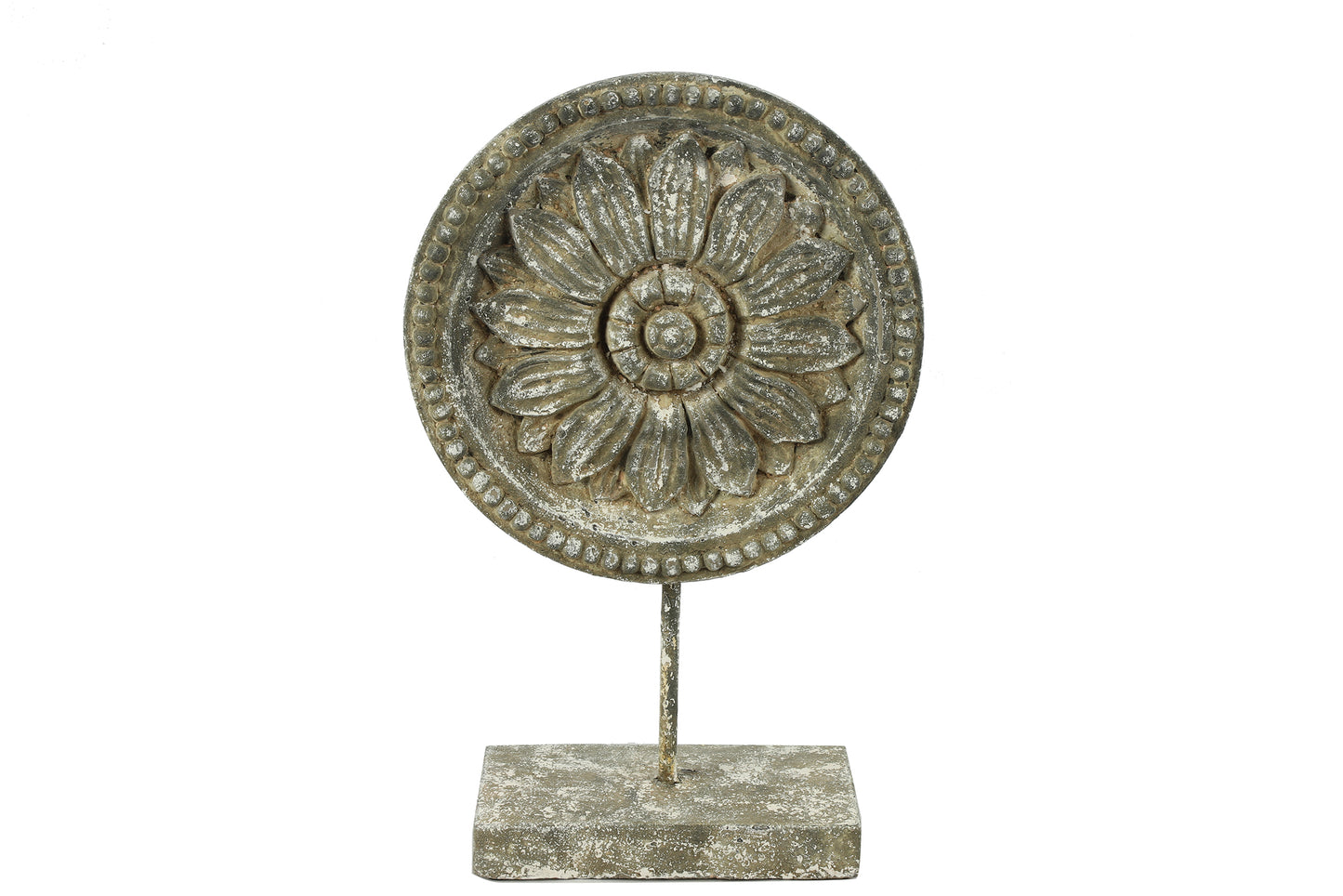 Ornament rd Incus S grau,B24.5cm,H39cm,DS776751