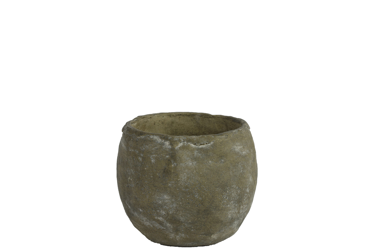 Blumentopf rund, Anton, grau,L14,5B14,5H12cm