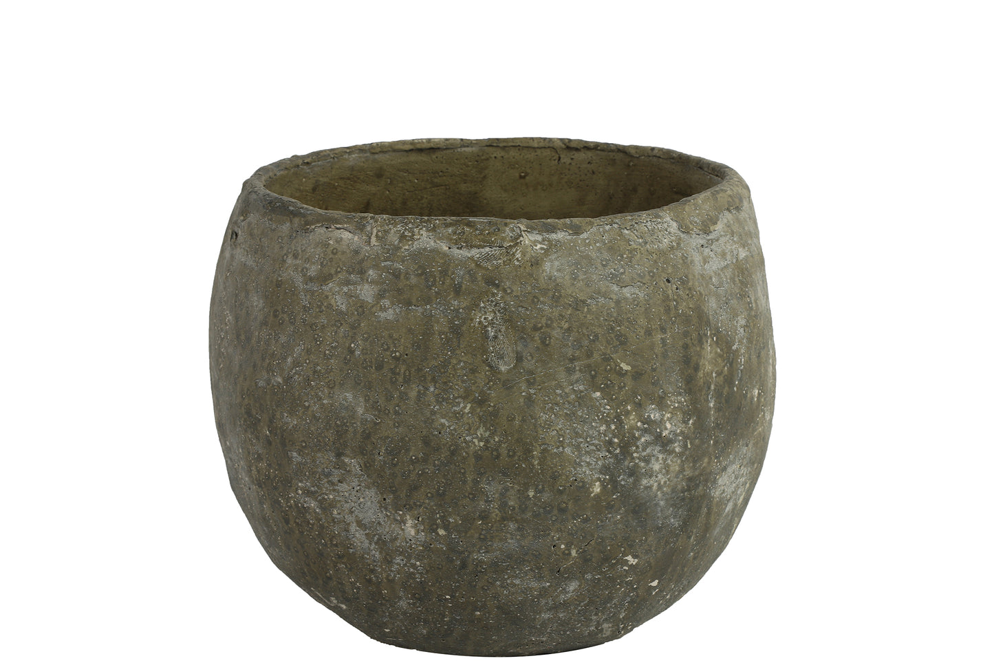 Blumentopf rund, Anton L, grau ,L20B20H16cm