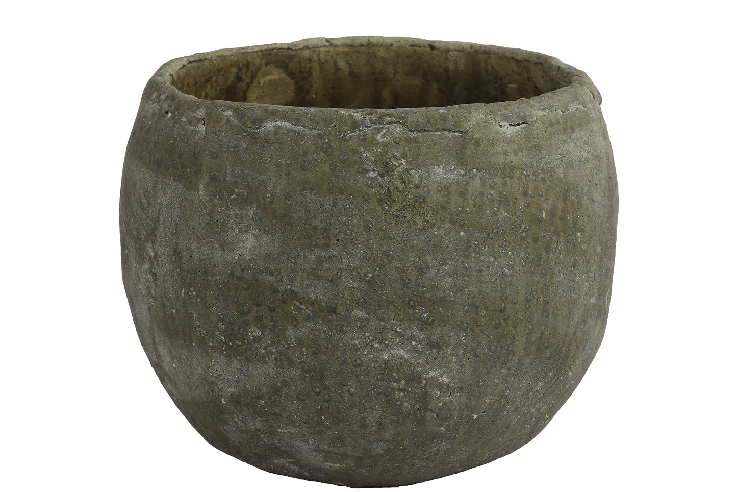 Blumentopf rund, Anton XL, grau ,L23B23H18cm