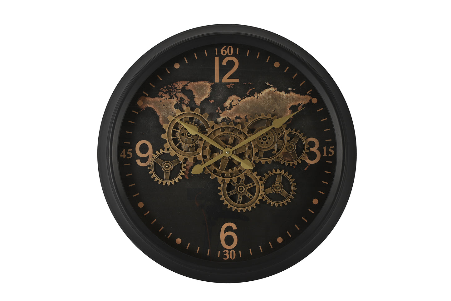 Wanduhr rd Carta S schwarz,60cm,DS782974