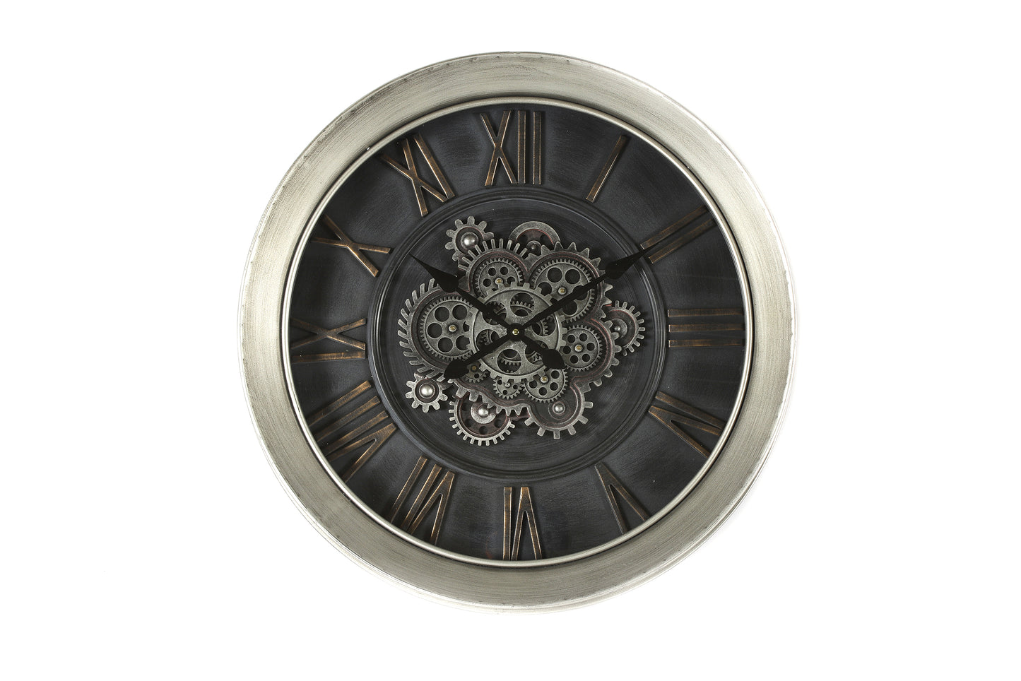 Wanduhr rd Meddox S messing, 64cm