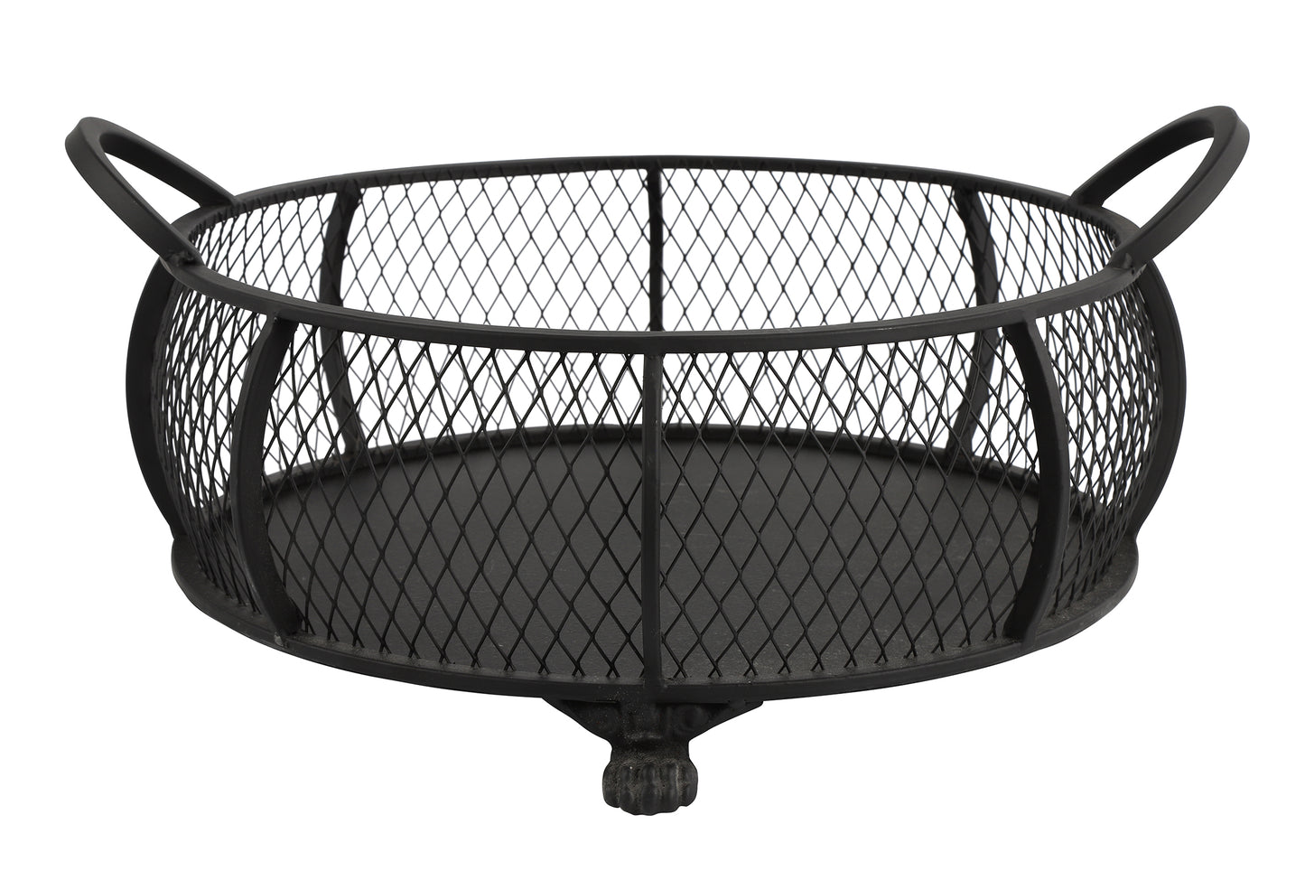Korb metal L schwarz 36x33,5cm,H17cm,DS785366