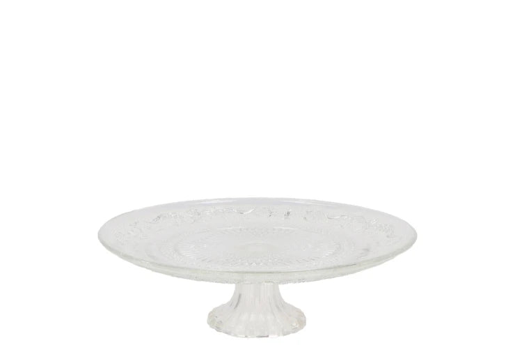 Glasplatte auf Fuss 15x8cm KR331125