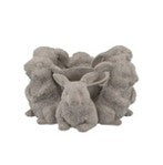 Osterhasenschale aus Stein,26x21x13cm,KR521513