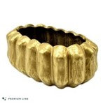 Gold Topf Kurbis oval , L28xB19,5, H14,5cm Artnr 45-24-111