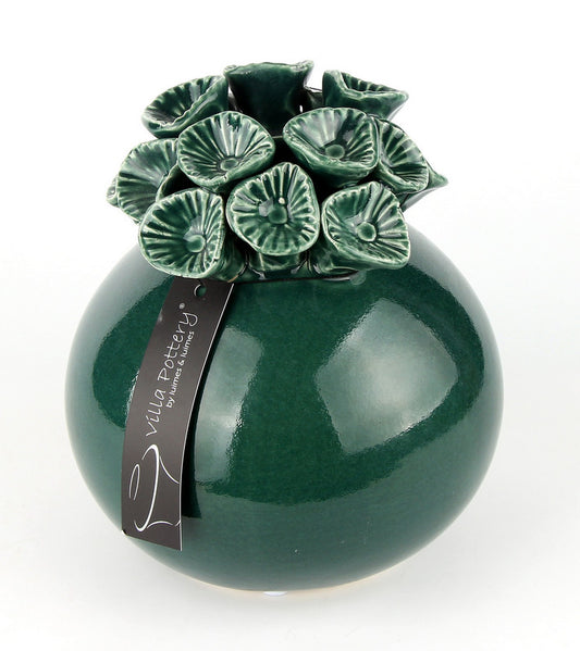 Vase Blumenknospe Kikie d grün