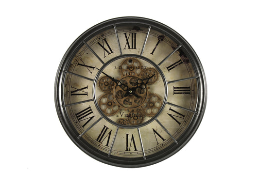 Wanduhr Grant S, grau, 46,5cm