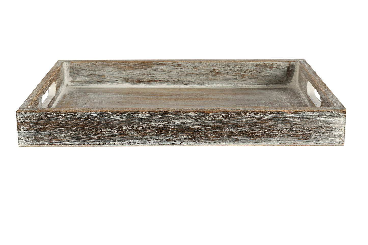 Tablett Smilla, M, grey wash L22B35H4