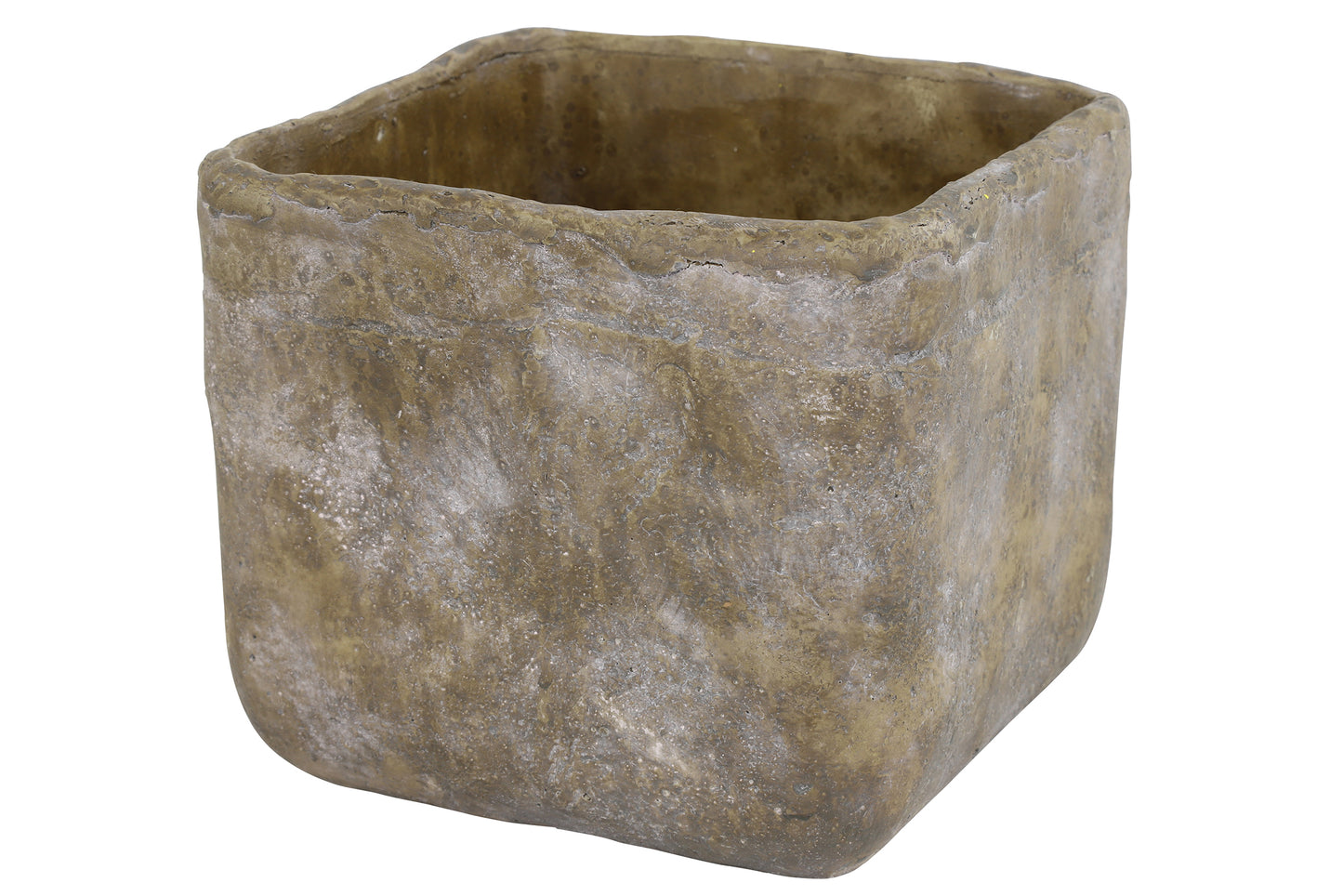 Pflanzentopf kwa Anton XL grau, L17,5B17,5H15cm
