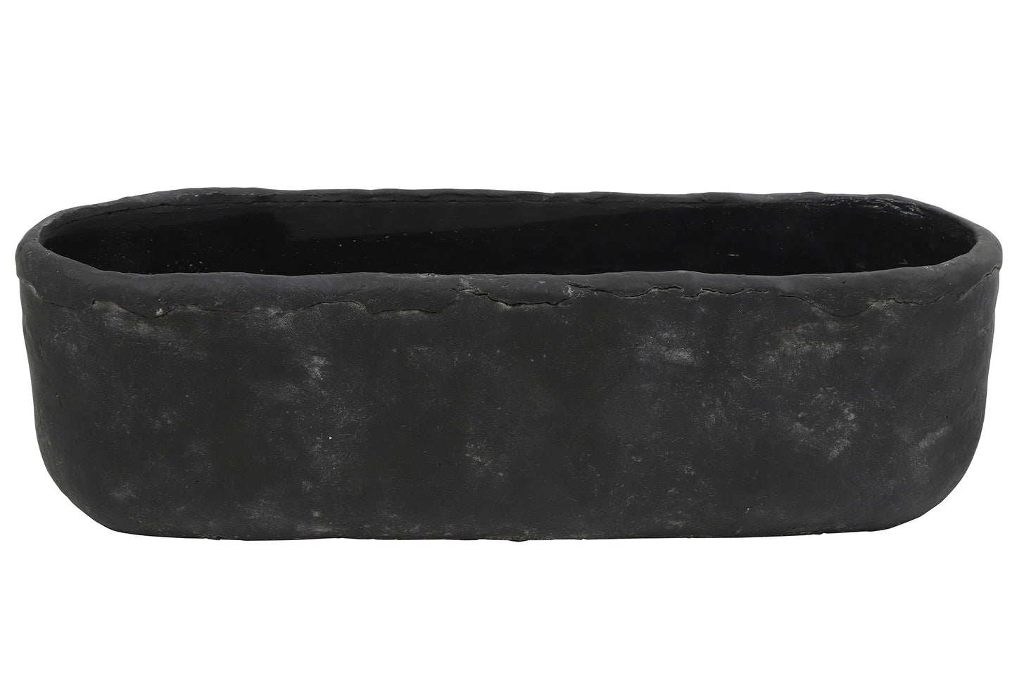 Pflanzentopf ov Anton L schwarz L33,5B11H10cm